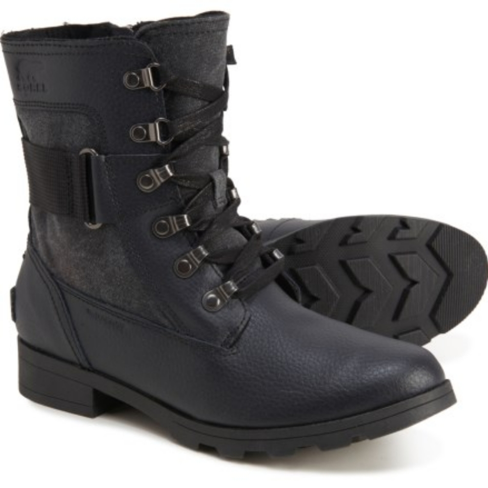 BNWT Sorel Girls Emelie Lace Up Boots